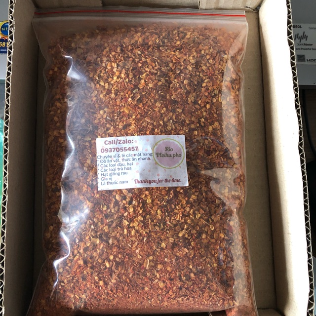 100gr ớt khô xay nguyên chất