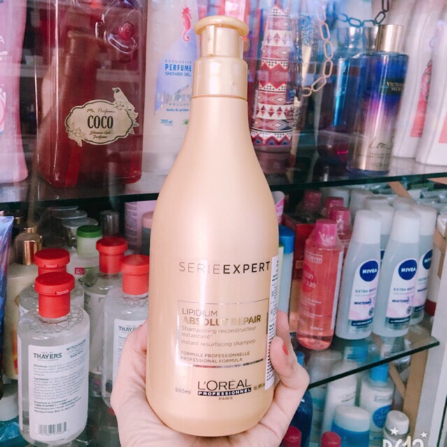 DẦU GỘI LOREAL PHỤC HỒI 3 TÁC ĐỘNG ABSOLUTE REPAIR: 500ML