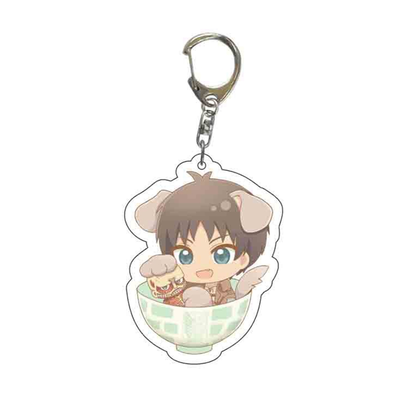 Tmdbyx Móc Khóa In Hình Phong Cách Attack On Titan Độc Đáo