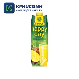 Nước ép dứa nguyên chất 100% hiệu rauch  happy day KPHUCSINH - Hàng Chính Hãng