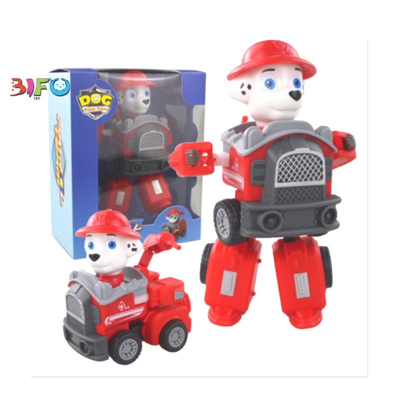 Đồ chơi biến hình biệt đội xe những chú chó cứu hộ Paw Patrol có hộp đựng