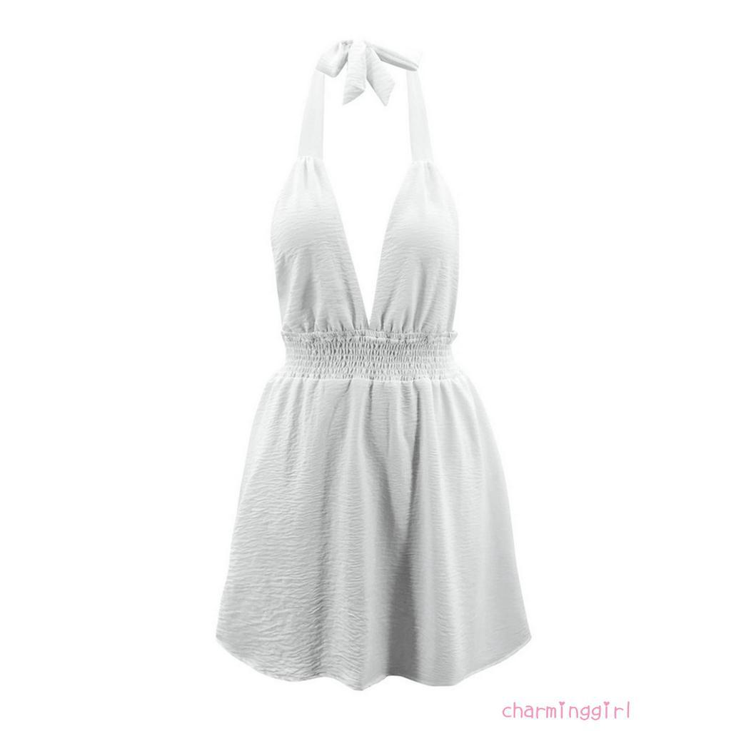 Đầm không tay Cổ Chữ V Thời Trang Quyến Rũ