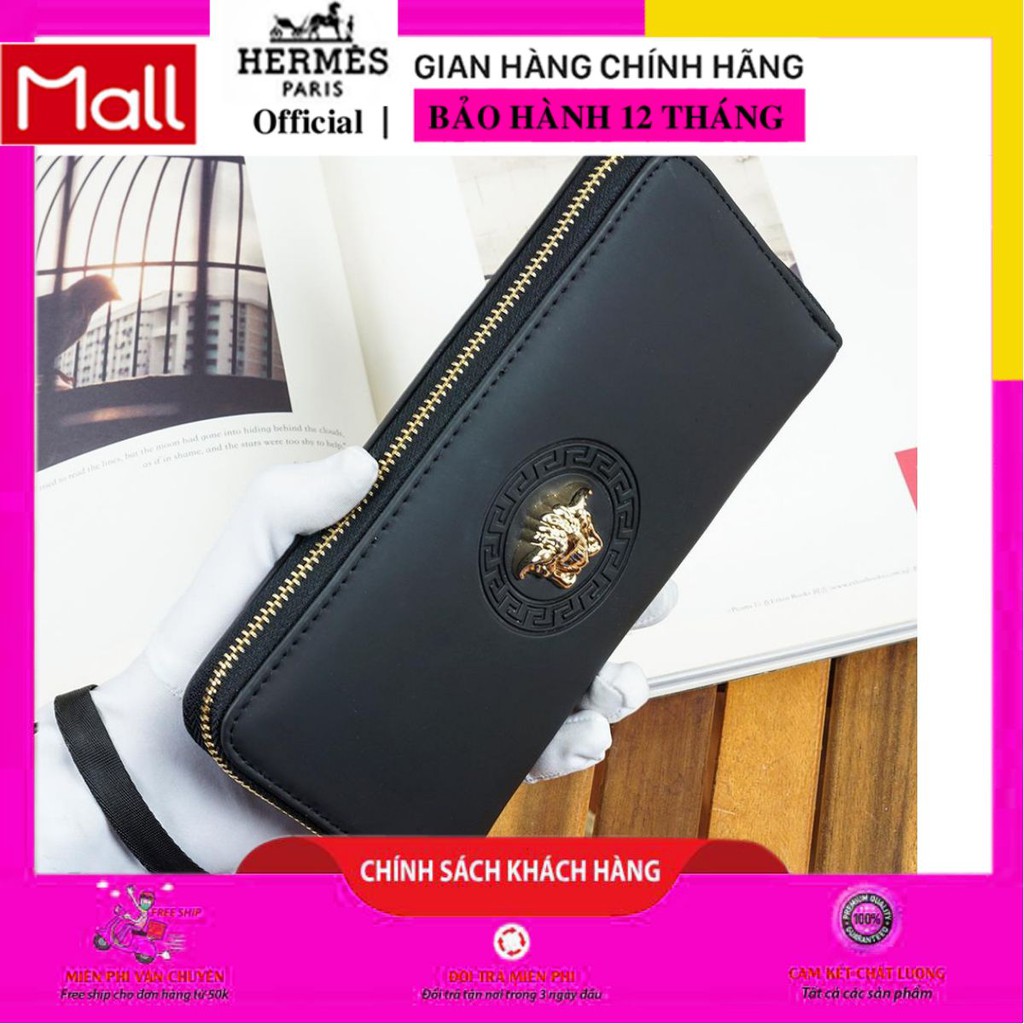 Ví Nam Dài Hàng Cao Cấp - Mẫu Hot - Logo vàng