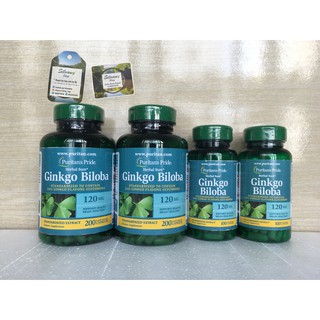 Ginkgo Biloba 120mg Puritan's Pride - Tuần Hoàn Não, Hoạt Huyết Dưỡng Não