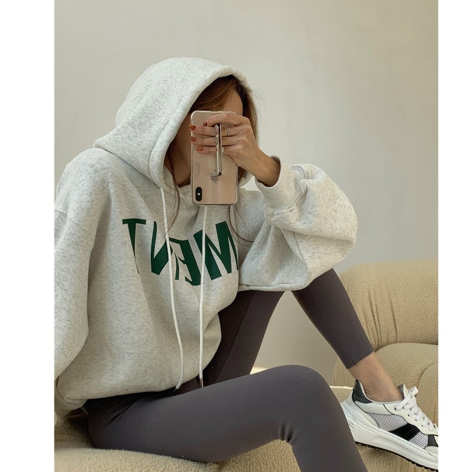Áo Hoodie Dáng Rộng In Chữ Cá Tính | BigBuy360 - bigbuy360.vn