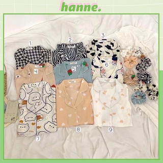 Bộ Ngủ Pijama Freesize Hoạt Hình Ulzzang Họa Tiết Xinh Xắn Dễ Thương Bộ Ngủ Hot Hit