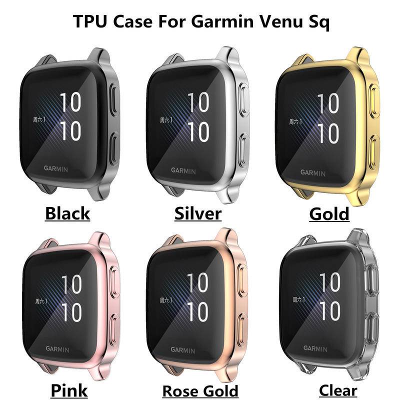 Vỏ bảo vệ màn hình từ TPU trong suốt cho đồng hồ thông minh Garmin Venu SQ