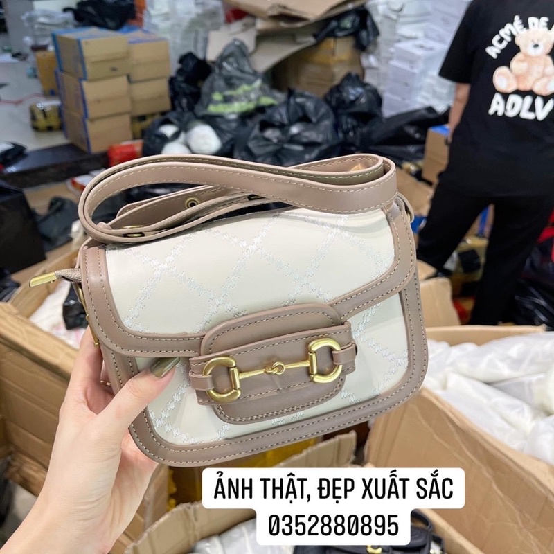 [MẪU MỚI] Túi Hồ Ngọc Hà trần ô dây bấm chất đẹp siêu hót(Không hộp)