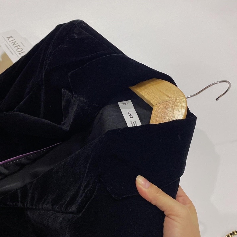 Blazer MANGO nhung