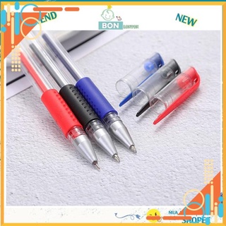 SALE 1K - Bút bi nước viết êm tay không lem mực ra tay, bút bi giá rẻ sẵn 3 màu đen xanh đỏ, đồ dùng văn phòng phẩm