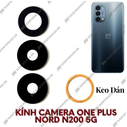 Mặt kính camera oneplus nord n200 có sẵn keo dán