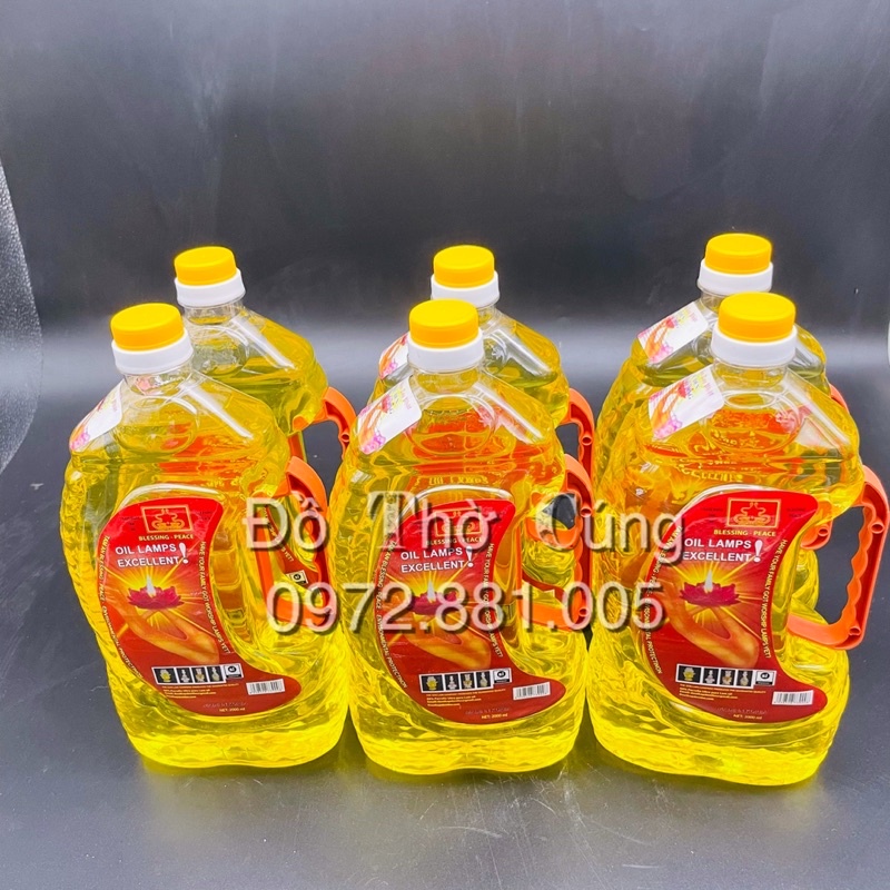 Dầu thắp đèn 2000ml nặng 1.1kg