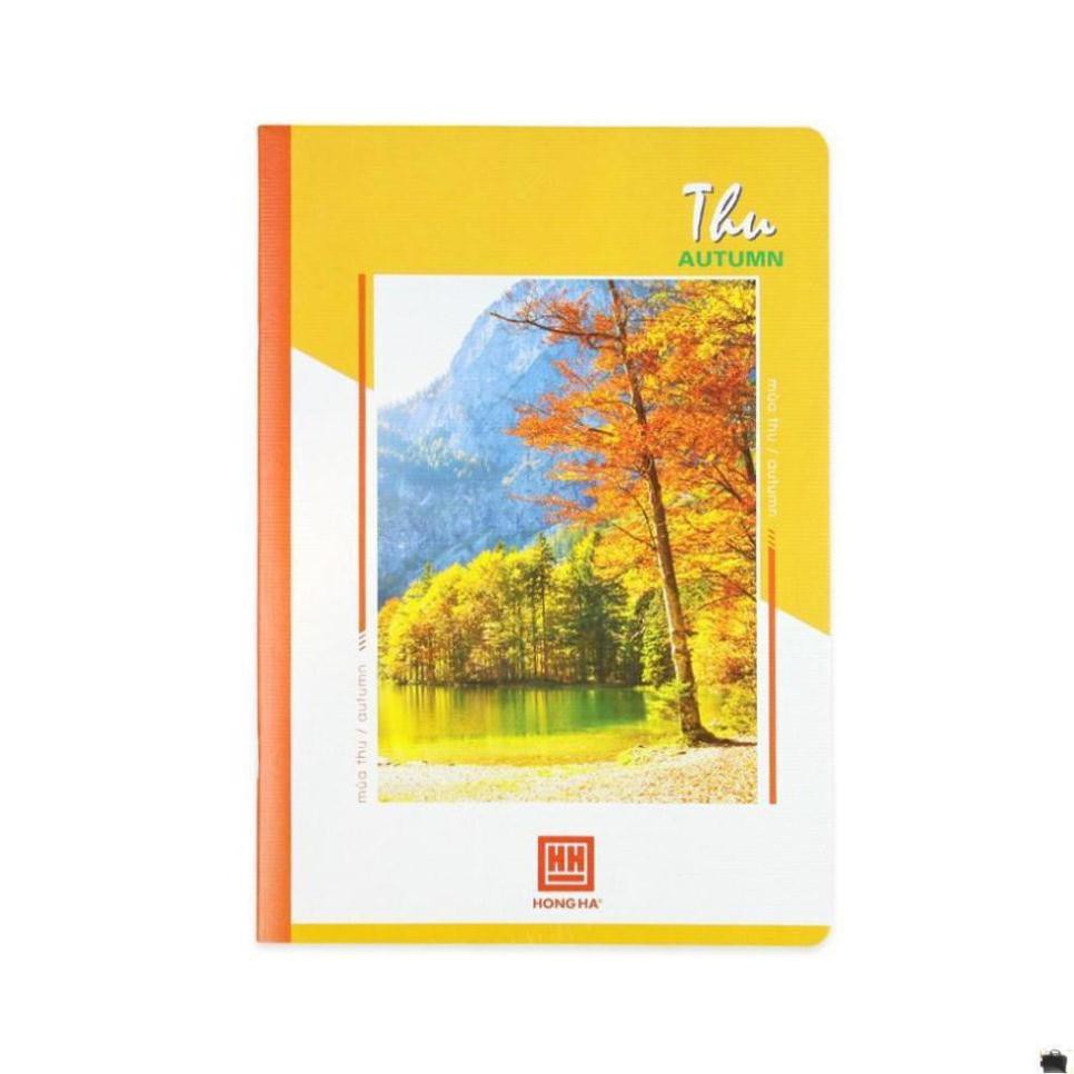 Vở kẻ ngang Hồng Hà 72 trang Pupil Bốn Mùa