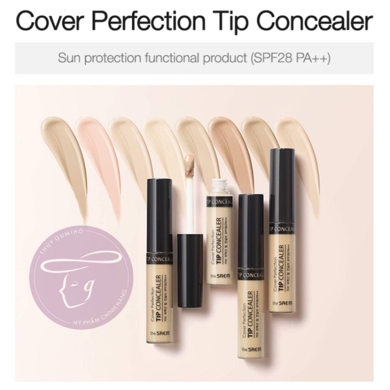 Kem che khuyết điểm The Saem Cover Perfection Tip Concealer