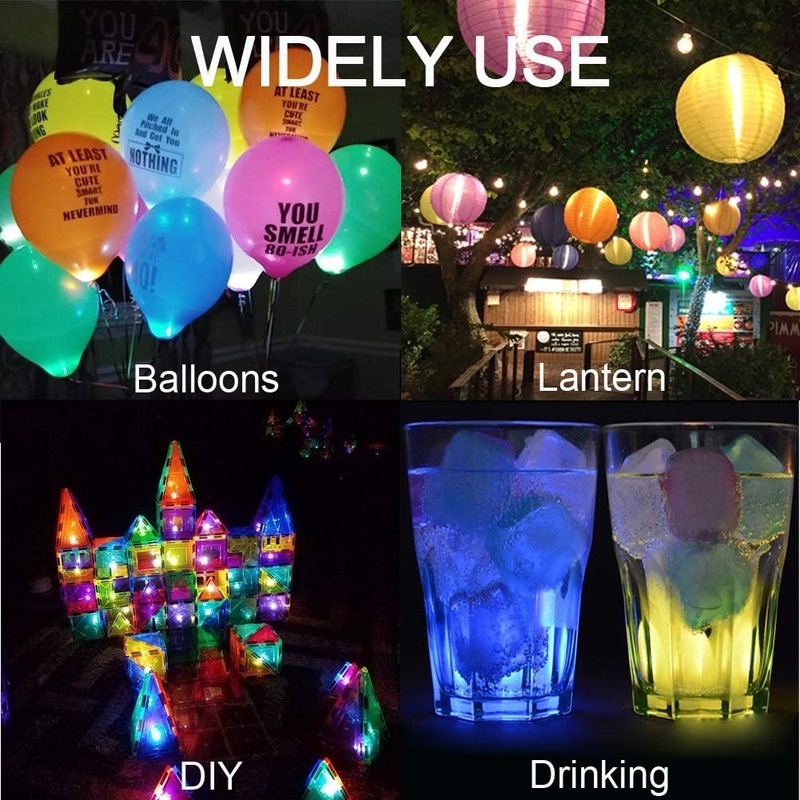 Bong Bóng Đèn Led Tròn Mini Chống Nước Trang Trí Tiệc