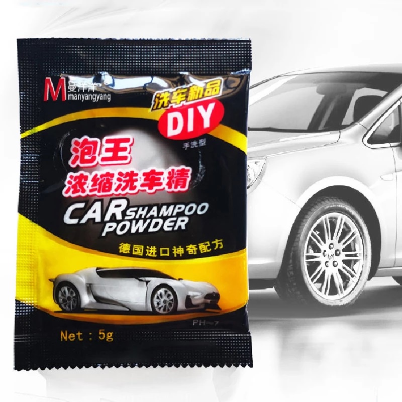 Bột Rửa Xe Ô Tô Đa Năng -Bột Rửa Xe Ô Tô Car Shampoo Powder – Dạng Bột Gói