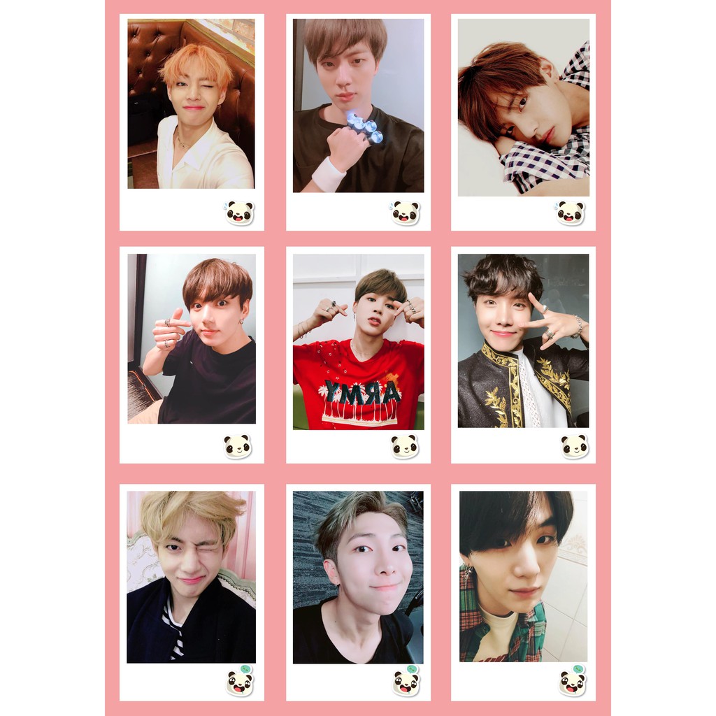 Lomo card BTS - Polaroid Style ( 36 ảnh)