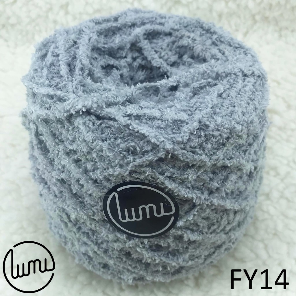 Lumi FY09-FY14 Len Bông Xù Siêu Mềm Đan Móc Cho Bé 100gr