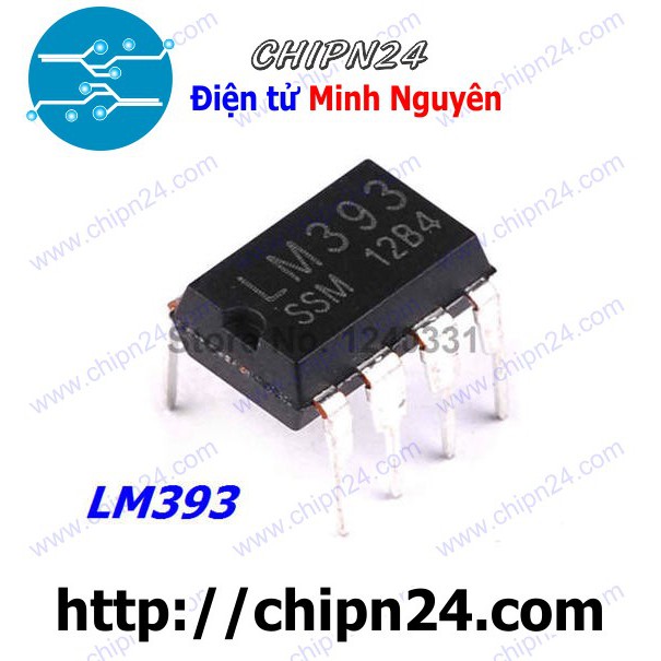 [3 CON] IC LM393 DIP-8 (LM393P LM393N LM393M 393)