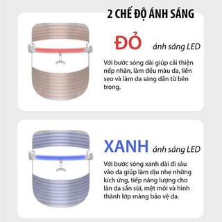 Mặt nạ ánh sáng đèn led Wellderma