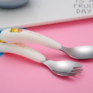 bộ thìa dĩa tập xúc cho bé misuta, babylove...xA6