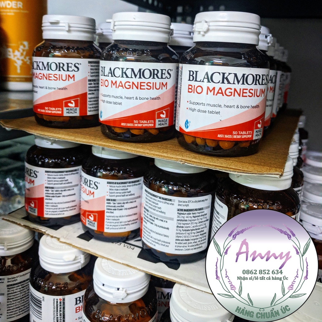 Viên Uống Bổ Sung Magie và Tăng Cơ Và Ngăn Chuột Rút - Blackmores Bio Magnesium