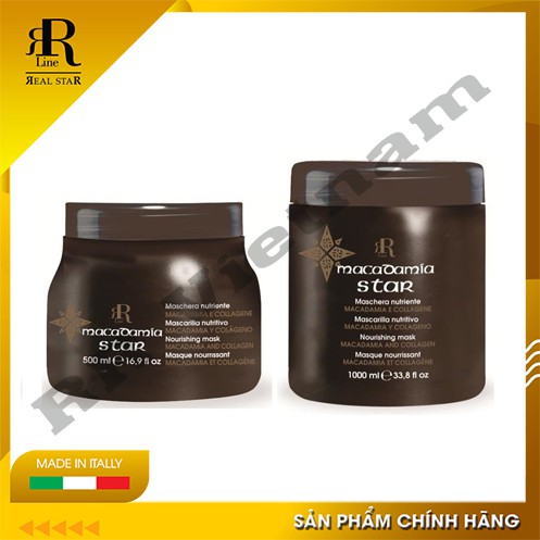 [Chính hãng] Dầu Hấp MACADAMIA STAR Chăm Sóc, Phục Hồi, Tái Tạo Tóc Sau 1 Lần Gội 500ml/Hủ