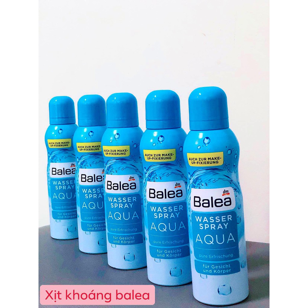 Xịt khoáng Balea Aqua Wasserspray với thành phần nước tinh khiết, muối biển và các khoáng chất - Hàng nội địa Đức | BigBuy360 - bigbuy360.vn