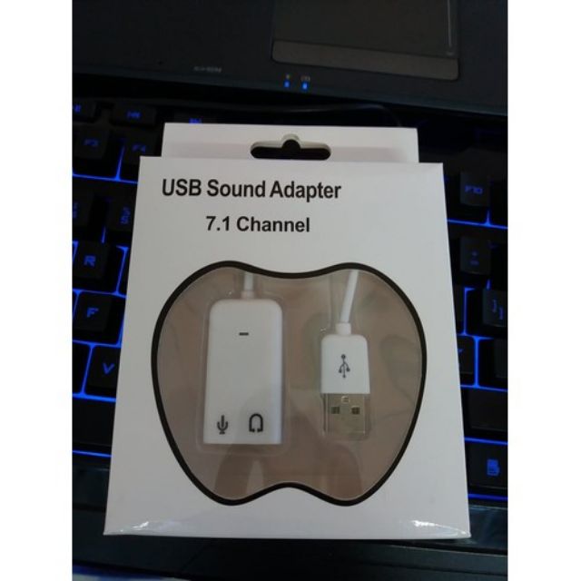 Combo 100 usb sound dây 7.1 trắng