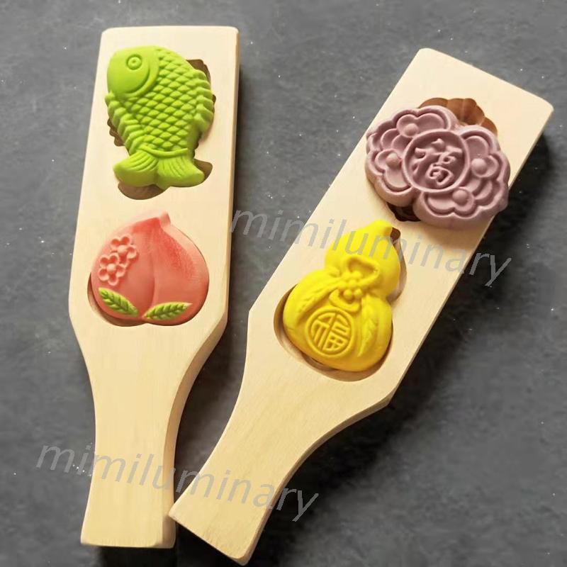 Khuôn Làm Bánh Trung Thu Bằng Gỗ Tiện Dụng Chất Lượng Cao