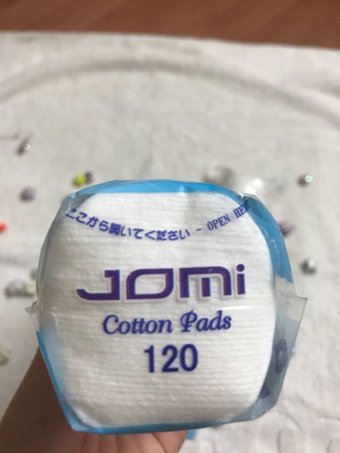 Bông tẩy trang jomi 120 miếng | BigBuy360 - bigbuy360.vn
