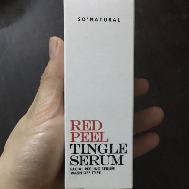 Red peel tingle serum
