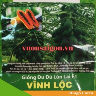Hạt giống đu đủ lùn F1 lai Vĩnh Lộc (gói 5 hạt)