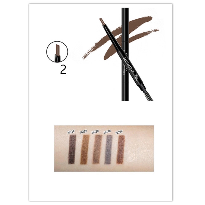 Chì Kẻ Lông Mày Hai Đầu Tam Giác Không Thấm Nước Và Mồ Hôi Lâu Trôi Tự Nhiên Cao Cấp | BigBuy360 - bigbuy360.vn