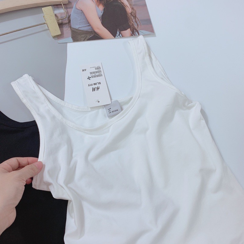 [ Mã WASTAPR giảm 10K đơn 50K] APN31 - ÁO 3 LỖ 2 MÀU ĐEN TRẮNG NỮ | BigBuy360 - bigbuy360.vn