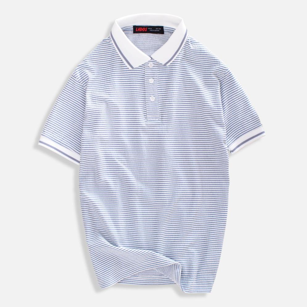Áo thun polo nam sọc ngang , chất đẹp , form thoải mái Modelfashion - 9061 mát mịn