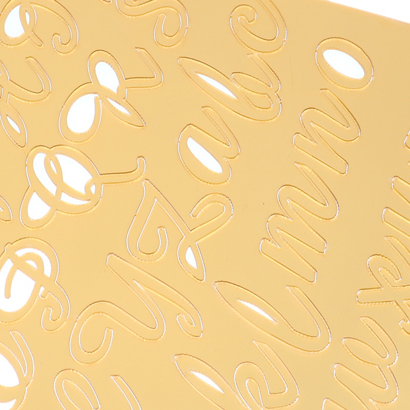 Khuôn Cắt Bánh Quy Hình Chữ Cái Bằng Acrylic Diy 3