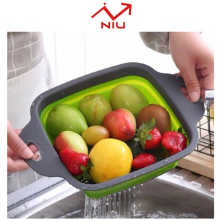 Rổ Silicone Gấp Gọn Đa Năng