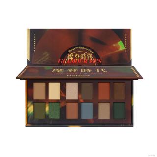 [Hàng mới về] Bảng phấn mắt 12 màu tông lì/ ngọc trai phong cách retro hiện đại