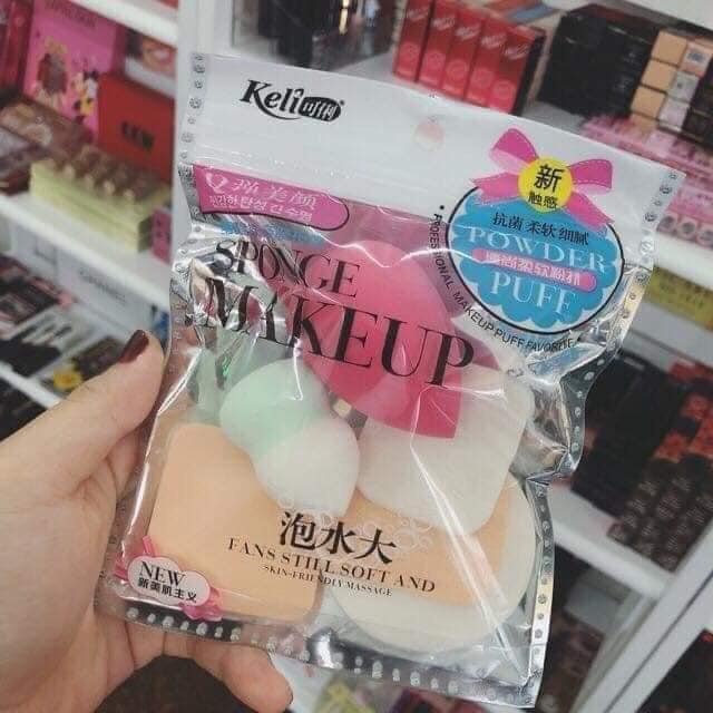 Bông Makeup Dặm Phấn KELI