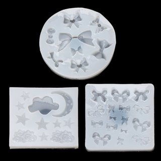 Khuôn silicone hình đám mây / ngôi sao / đám mây / mặt trăng nhỏ xinh làm