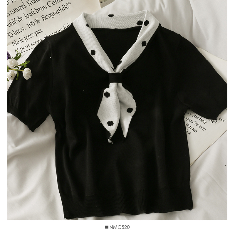 Áo Nữ Tay Bồng Cổ Thắt Nơ Họa Tiết Chấm Bi Thời Trang 2021 | BigBuy360 - bigbuy360.vn