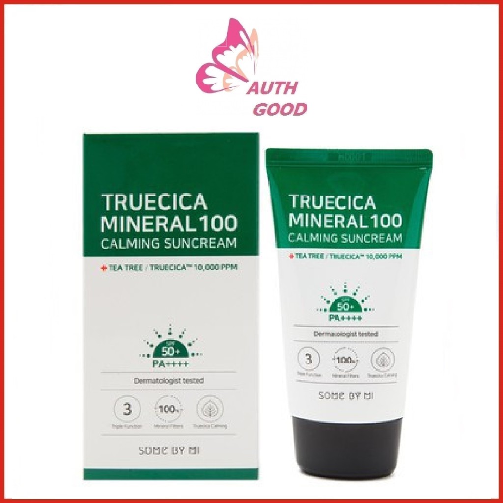 Kem Chống Nắng FREESHIP Kem Chống Nắng Some By Mi Trucica Mineral 100 Calming Suncream SPF50+/PA+++