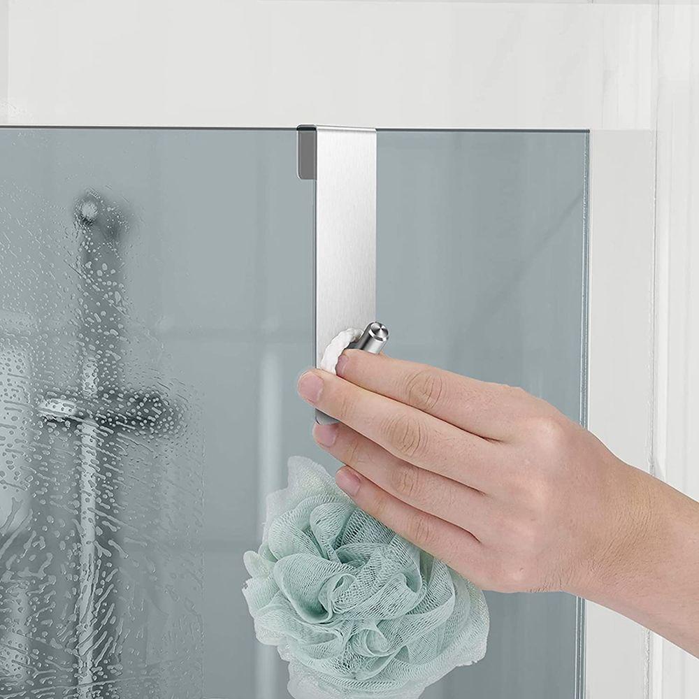 Giá Đỡ Treo Khăn Tắm / Kính Bằng Thép Không Gỉ Tiện Dụng Cho Nhà Tắm