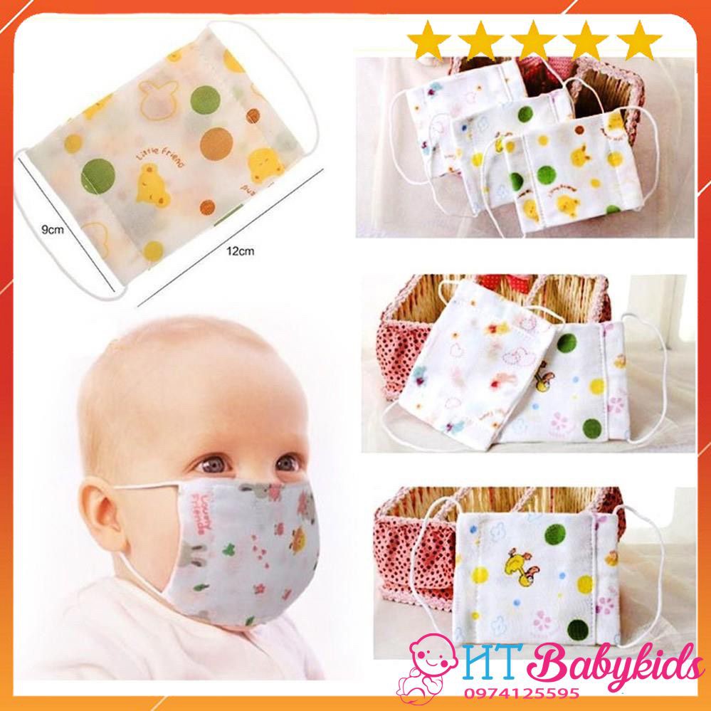 Khẩu Trang Xô Xuất Nhật Nhiều Họa Tiết Cho Bé Yêu