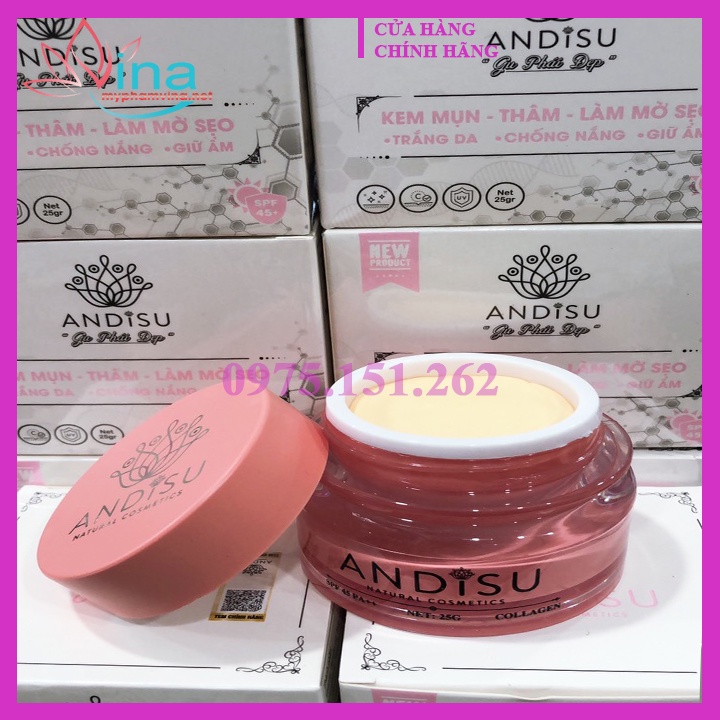 KEM ANDISU SẠCH MỤN – SẠCH THÂM – LÀM MỜ SẸO 15gr - 25gr