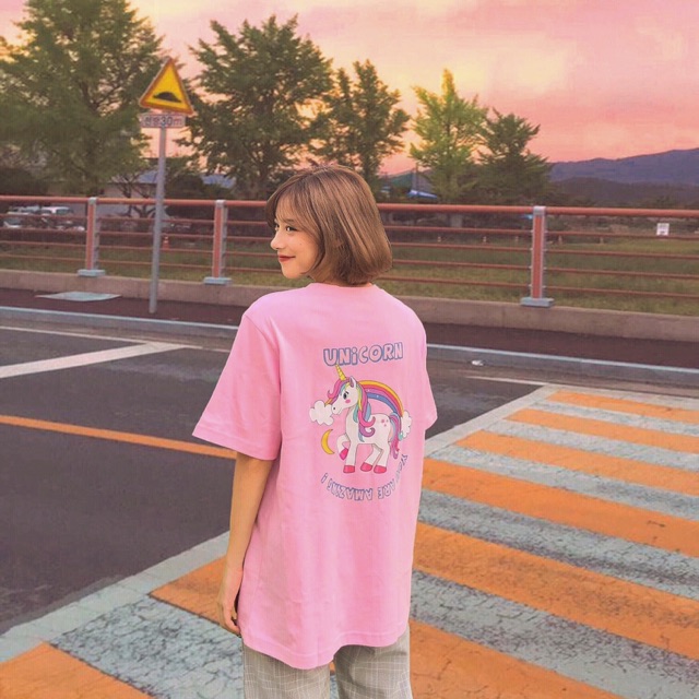 ÁO THUN IN UNICORN