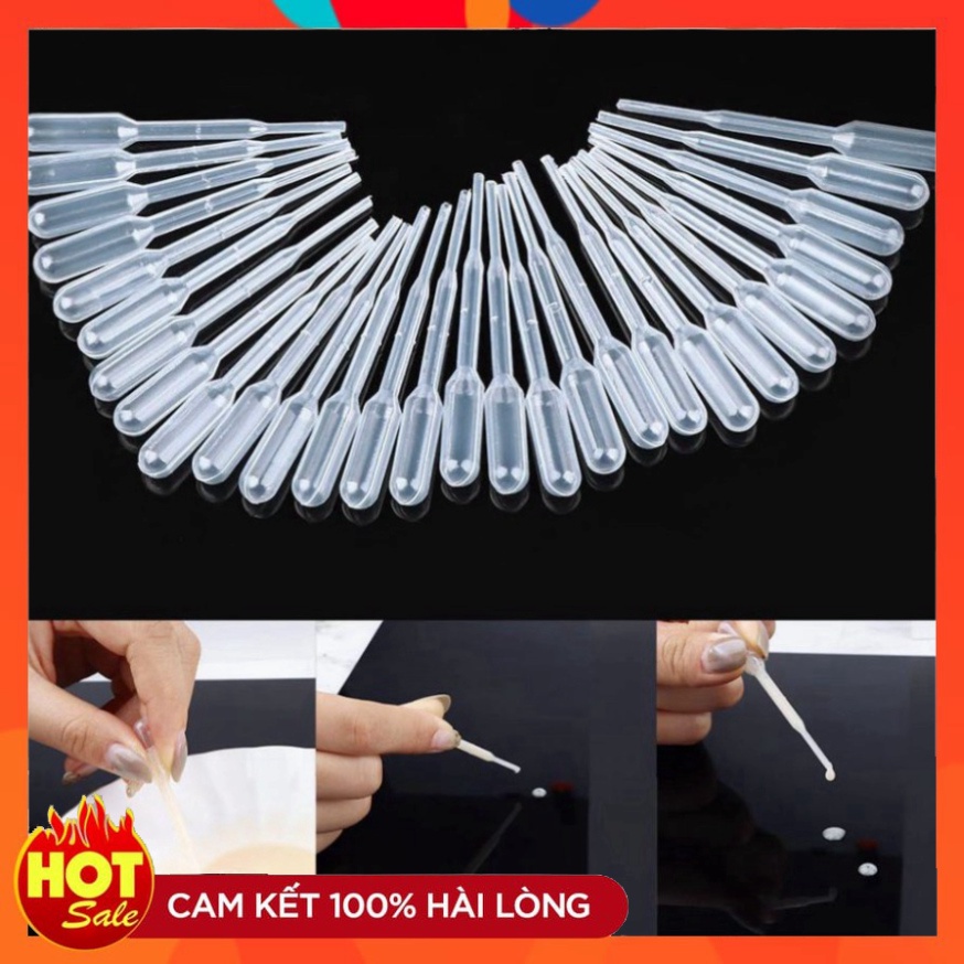 Combo 100 ống hút sữa, bón thuốc cho bé - Ống bơm trong phòng thí nghiệm 8134 AQ Kids store