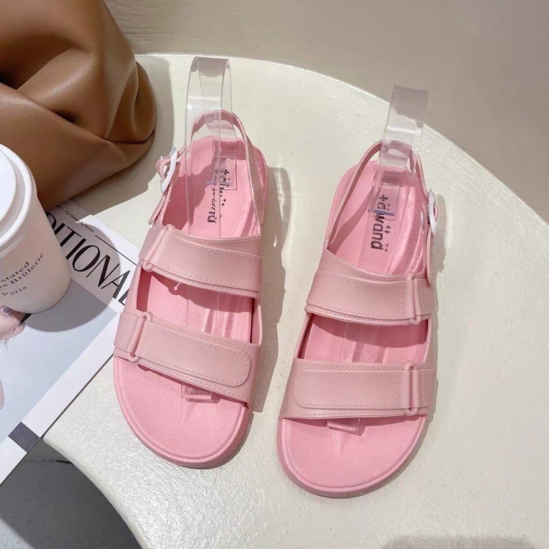 Sandal Nữ Dẻo Học Sinh, Sandal Đi Mưa Nhiều Màu