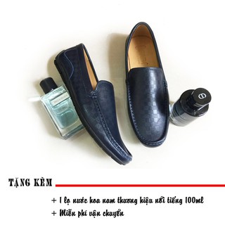 Giày lười nam da bò thật